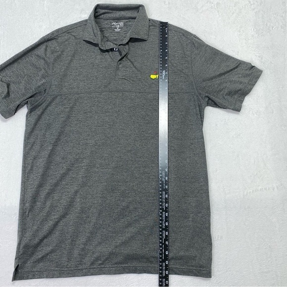 Masters Tech Men’s Polo Charcoal Gray Size Medium Golf - Picture 5 of 8